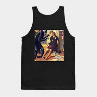 Dead Tired Salesgirl Tank Top